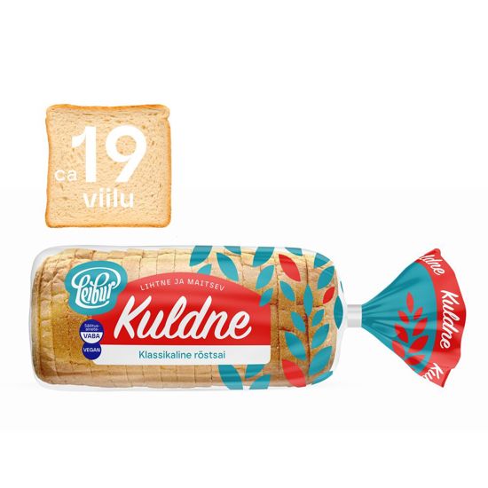 Leibur Kuldne klassikaline röstsai 500g_web