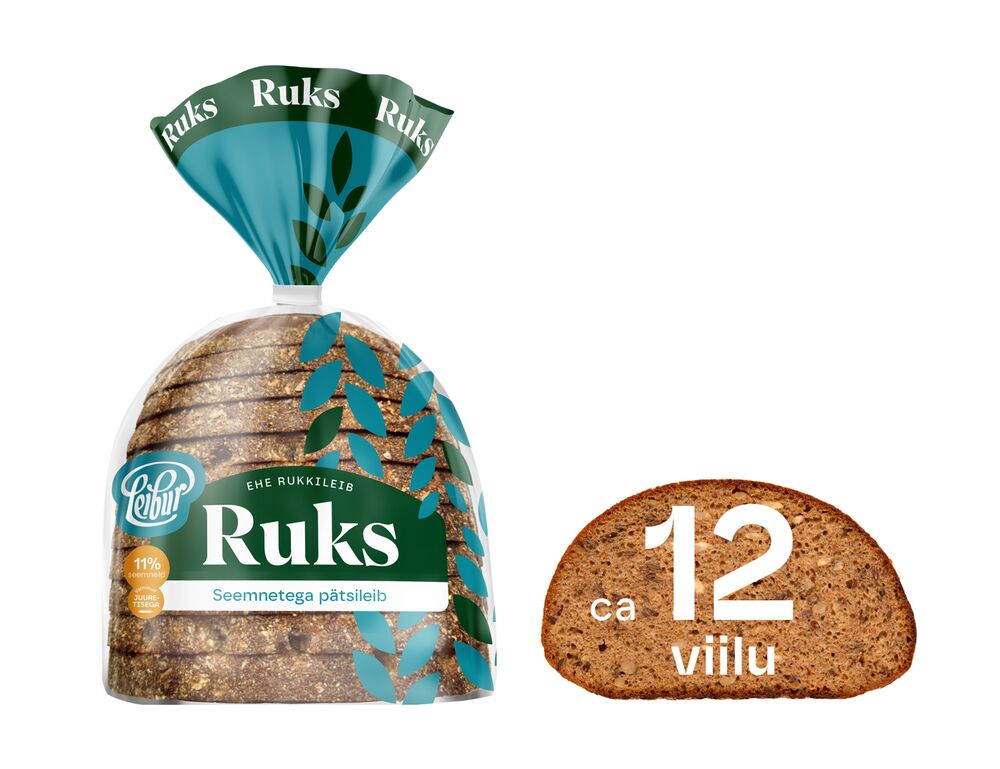 Leibur Ruks seemnetega pätsileib_web