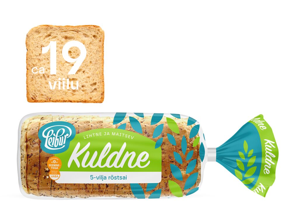 Leibur Kuldne 5-vilja-röstsai_web