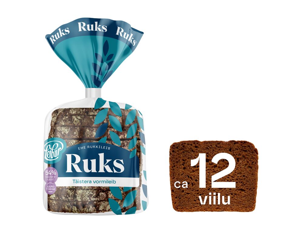 Leibur Ruks täistera vormileib 300g_web