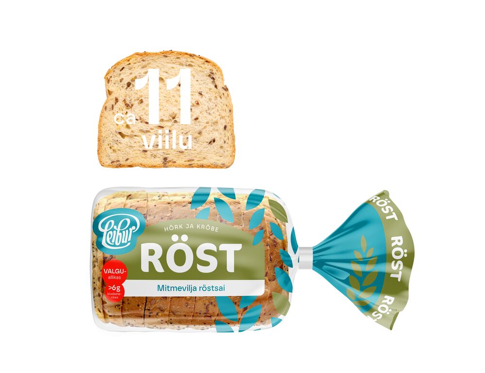 Leibur Röst mitmevilja röstsai 250g_web