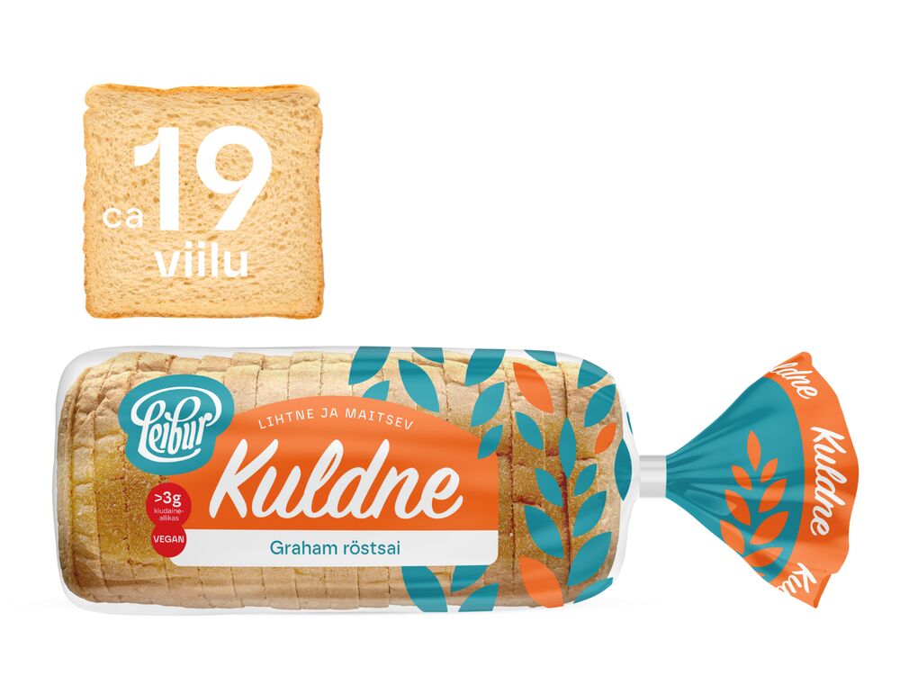 Leibur Kuldne Graham röstsai 500g