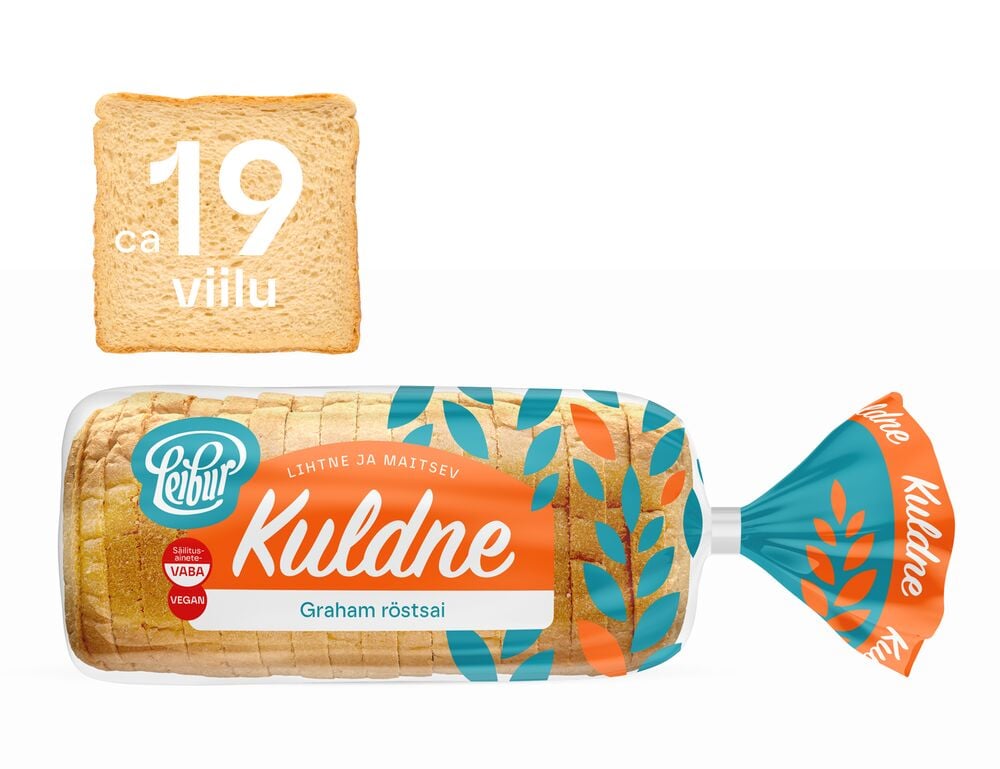 Leibur Kuldne Graham röstsai 500g_web