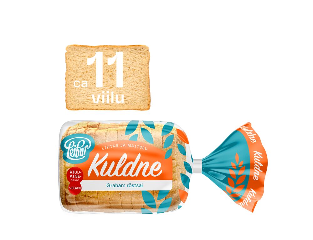 Leibur Kuldne Graham röstsai 250g_web